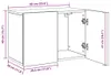 vidaXL Armoire TV Artisan-Chêne 60x30x41 cm Voir les images du produit 8