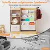 COSTWAY 87,5x30x90 cm regał dziecięcy, regał dziecięcy z Podgląd zdjęcia produktu 5