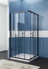 AICA Eckeinstieg 90x90x195cm 6mm ESG-glas Schwarz Produktbild-Vorschau 3