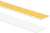 Two strips of white material, one with a yellow adhesive strip, are shown against a white background. Podgląd zdjęcia produktu