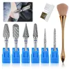Set di punte per fresa da manicure/pedicure, 6 pezzi, in Anteprima dell’immagine prodotto 1