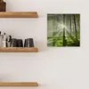 DEQORI Magnettafel Glas 30x30 cm 'Waldlichtspiele' Produktbild-Vorschau 3