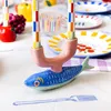 Talking Tables Keramik-Fisch Kerzenhalter, Stabkerzenhalter Produktbild-Vorschau 5