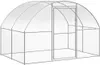 vidaXL Outdoor-Hühnerstall 3x4x2 m Verzinkter Stahl Produktbild-Vorschau 8