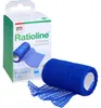 Ratioline acute Fixierbinde Kohäsiv 8cmx4m blau, 1 St BIN Produktbild-Vorschau 3