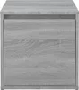 vidaXL Schubladenbox Grau Sonoma 40,5x40x40 cm Produktbild-Vorschau 5