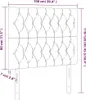 The Living Store Kopfteile 2 Stk. Taupe 100x7x78/88 cm Produktbild-Vorschau 9