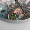 Wanduhr - Rund - Glasuhr - Boot Brücke Tourismus Venedig - Produktbild-Vorschau 5