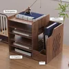 Organizator na biurko, drewniany, z orzecha, format A4, Podgląd zdjęcia produktu 5