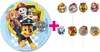 2er Set Paw Patrol Set Tortenaufleger & Kuchen- und Produktbild-Vorschau 1