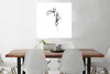 MuchoWow® Poster Pflanze - Linienkunst - Weiß 75x75 cm - Produktbild-Vorschau 2