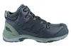 A side view of a black and olive hiking boot against a white background. Anteprima dell’immagine prodotto
