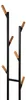 MAUL Garderobe MAULrima 6 Haken Standfuß 183 cm schwarz Produktbild-Vorschau 4