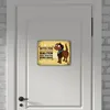 Metallschild mit Hunde Motiv und Spruch: Bitte Tür Produktbild-Vorschau 6