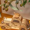 Retro Auto 3D Puzzle, RoLife, Drevo, 164 dielikov Náhľad obrázku produktu 9