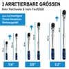Bituxx Teleskop Gelenk Ratschen Set 3tlg Blau MS-17465 Produktbild-Vorschau 5