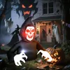 Outsunny Aufblasbarer Sensenmann, Halloween-Dekoration mit Produktbild-Vorschau 2