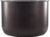 A close-up, studio shot of a dark gray inner pot with a silver rim. Náhled obrázku produktu