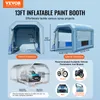 VEVOR Cabina di verniciatura gonfiabile, 4 x 3 x 2,75 m Anteprima dell’immagine prodotto 2