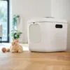 ROTHO Katzentoilette BIALA XL - Weiß/Schwarz Produktbild-Vorschau 8