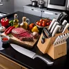 18-teiliges Profi Küchenmesser Set mit Holzblock und Produktbild-Vorschau 5