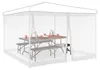 Relaxdays Moskitonetz für 3 x 3 m Pavillon, 2 Seitenteile, Produktbild-Vorschau 9