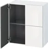 Halbhochschrank L-CUBE 700x363x800mm nussbaum gebürstet Produktbild-Vorschau 4