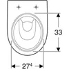 Geberit Stand-Tiefspül-WC Renova Abg hor teilgeschl. Form Náhľad obrázku produktu 6