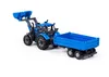 Trägheitszugmaschine mit Anhänger Lader blau NEU Produktbild-Vorschau 3