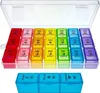 ZVZM Tablettenbox 7 Tage - Pillendose 3 Große Fächer Produktbild-Vorschau 1