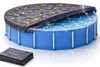 Poolabdeckplane rund schwarz – 200 g/m² Solar Poolabdeckung Produktbild-Vorschau 1