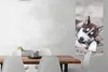 MuchoWow® Poster Husky-Welpe am Strand 60x120 cm - Produktbild-Vorschau 2