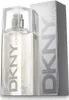 A bottle of DKNY Women Energizing perfume and its packaging. Podgląd zdjęcia produktu