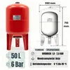 CHM GmbH® 50 L Membrankessel vertikal, Druckkessel max.6 Produktbild-Vorschau 2