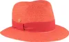 Mayser leichter sommerlicher Bortenhut-Traveller Nane in rot