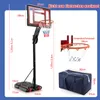 COSTWAY Basketballständer 228-265 cm höhenverstellbar, Produktbild-Vorschau 3