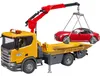 Bruder Scania Super 560R Abschlepp LKW mit Bruder Roadster Produktbild-Vorschau 11