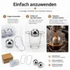 2er Set Espresso Kühlkugeln aus Edelstahl, Kaffee Cooling Produktbild-Vorschau 3