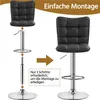 Yaheetech 2er Set Barhocker Barstühle 360°Drehbar Produktbild-Vorschau 7