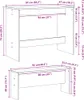 vidaXL 3-tlg. Esstisch und Bank Set Sonoma-Eiche Produktbild-Vorschau 7