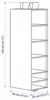 IKEA SKUBB Hängeregal 6 Fächer Organizer Weiß Produktbild-Vorschau 2