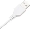 Close-up of a white USB cable with a silver USB-A connector against a white background. Anteprima dell’immagine prodotto