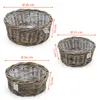 Rattan Pflanzschale im 3er Set - ca. Ø 21 / 26 / 30 cm - Produktbild-Vorschau 2