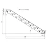 Stahltreppe 8 Stufen bis Höhe 160 cm, Laufbreite : 110 cm Produktbild-Vorschau 5