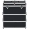vidaXL Kosmetyczka 37x24x40 cm czarne aluminium Podgląd zdjęcia produktu 11
