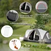 Campingzelt 6-8 Personen, Familienzelt 2 Räume, Tunnelzelt Produktbild-Vorschau 10