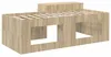 vidaXL Hochbett mit Schreibtisch für Kinder Sonoma-Eiche 90 Produktbild-Vorschau 4