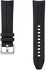 Two black watch bands are shown against a white background. Produktbild-Vorschau