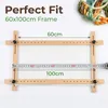 Stickrahmen 60x100 cm, verstellbar, Holz, DIY Kreuzstich-Set Podgląd zdjęcia produktu