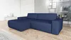 Ecksofa TOTI mit Schlaffunktion. Farbe: Kobalt 80. Produktbild-Vorschau 2